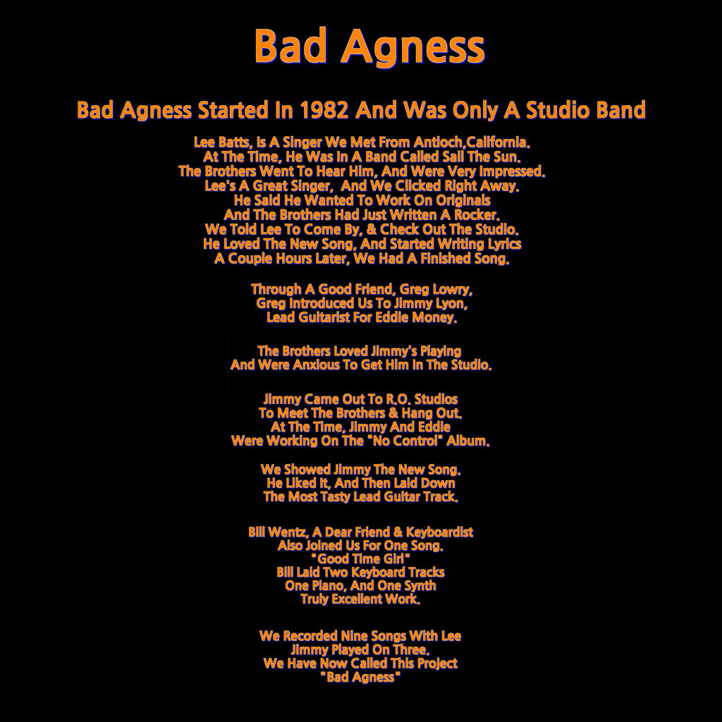 Bad Agness - Bio