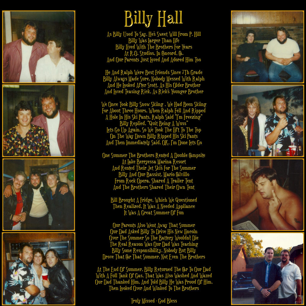 Billy Hall Bio